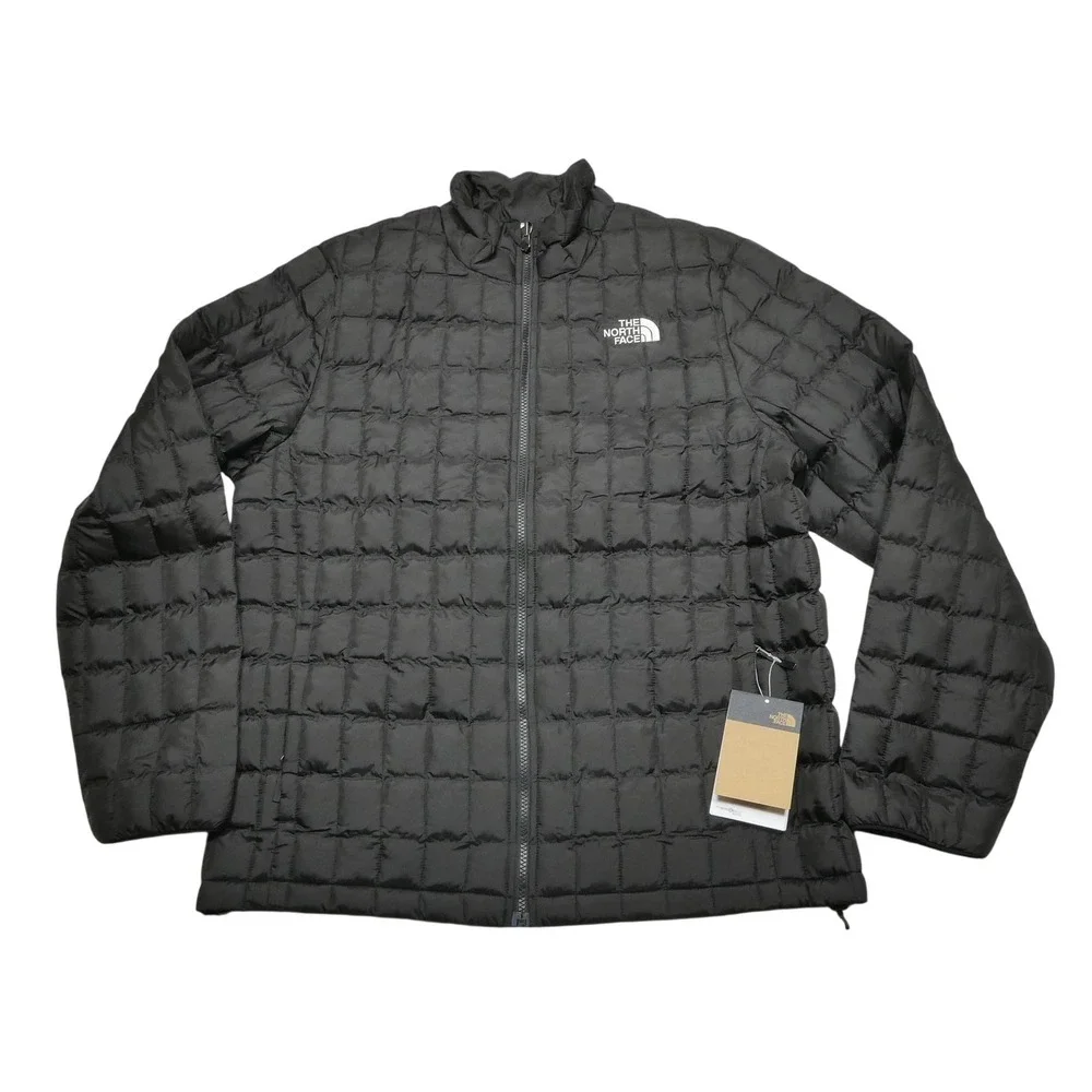The North Face ThermoBall Eco Jacket Mens Large Black Full Zip Puffer NWT NEW